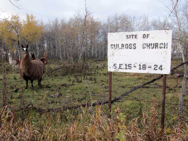 Culross church commemorative sign