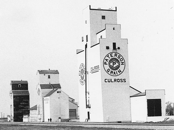 Three Paterson grain elevators at Culross