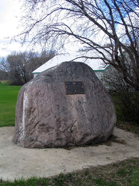 Cypress River Agricultural Society commemorative monument