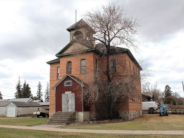 The former Cypress River Consolidated School building