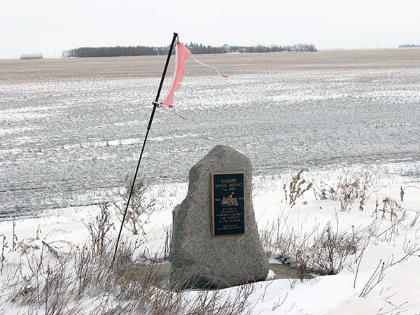 Dakota School commemorative monument