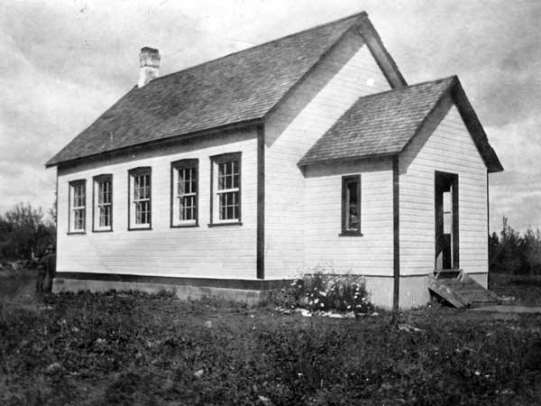 The first Damery School building