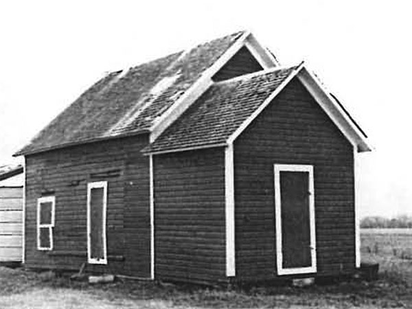 The original Deer Creek School building