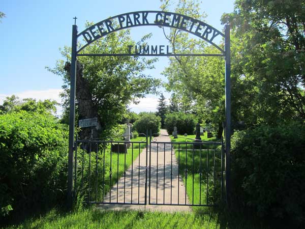 Entrance to Deer Park Cemetery