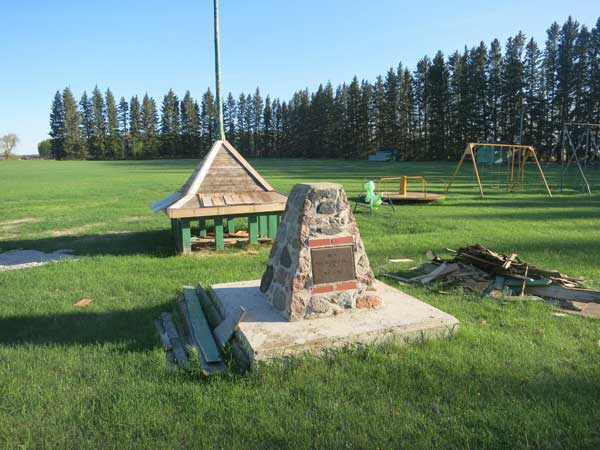 Deleau School commemorative monument