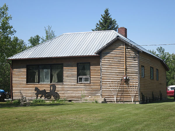 The former Dog Lake School building