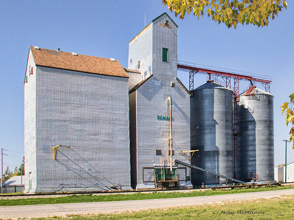 The former Manitoba Pool Grain Elevator at Domain