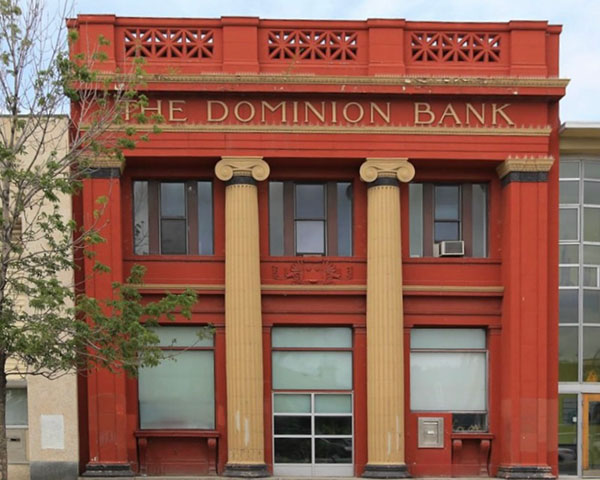 The former Dominion Bank Building