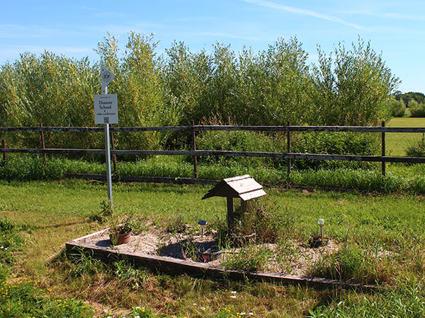 Donore School commemorative sign