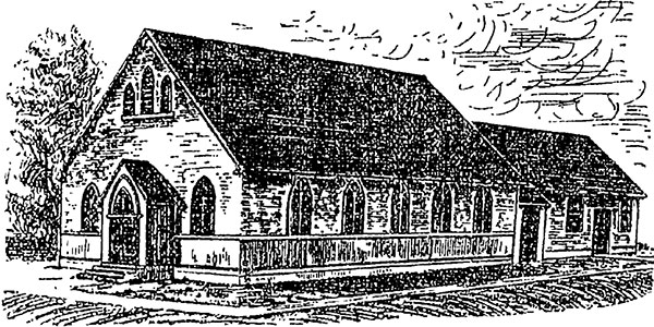 Architectural drawing for the Dufferin Avenue Presbyterian Church