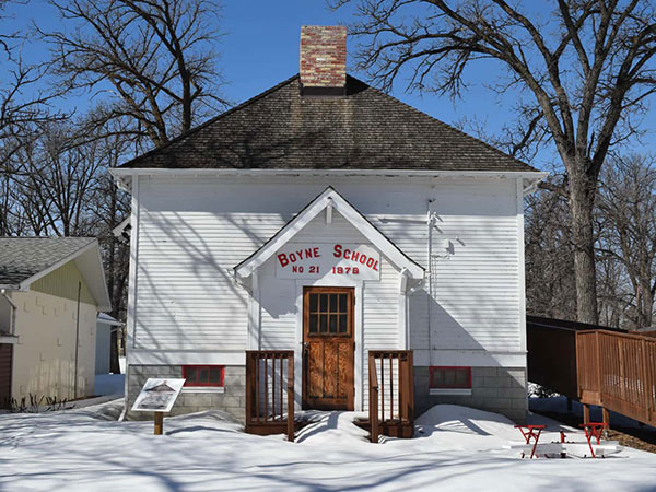 The former Boyne School building