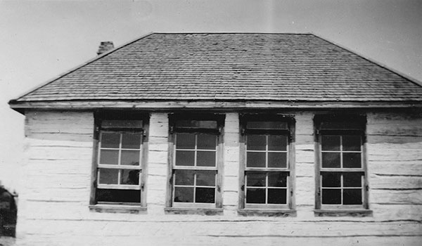 The original Dunlop School building