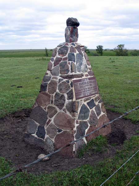 East Brandon School commemorative monument