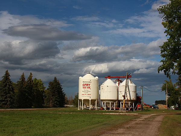 Site of the former Manitoba Pool grain elevator at Edwin