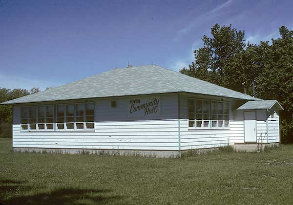 The former Edwin School building, erected in 1960, later a community centre