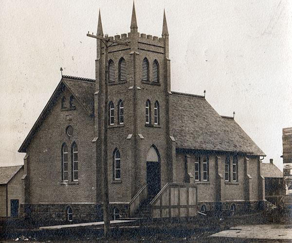Postcard view of St. John’s Anglican Church
