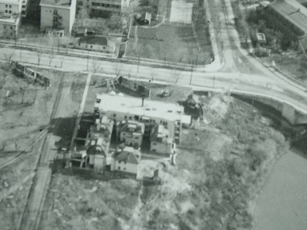 Aerial view of Elgin Court