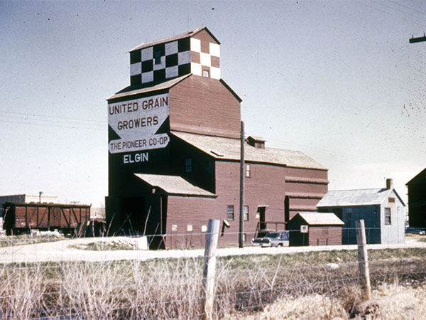 The former United Grain Growers elevator at Elgin