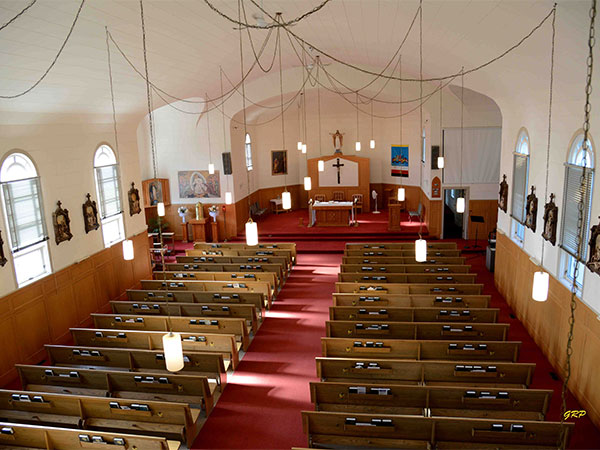 Interior of Blessed Sacrament Roman Catholic Church