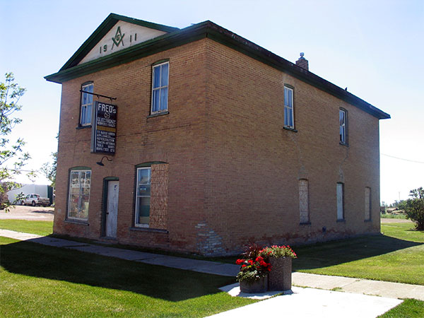 The former Elkhorn Masonic Hall