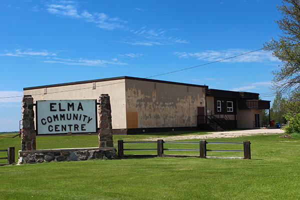 The former Elma School building, now a community hall