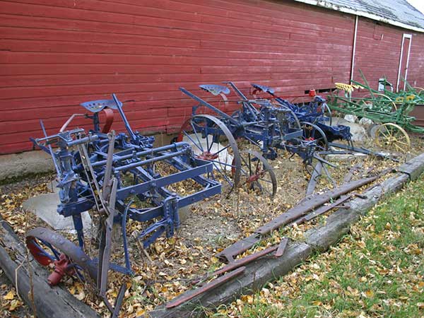 Agricultural equipment at the English Museum