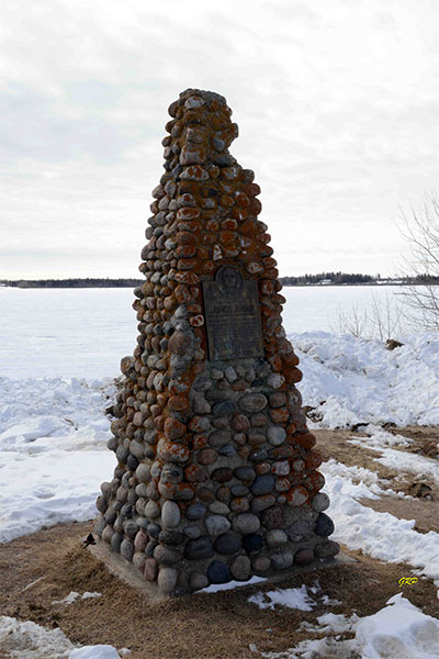 Reverend James Evans Cairn