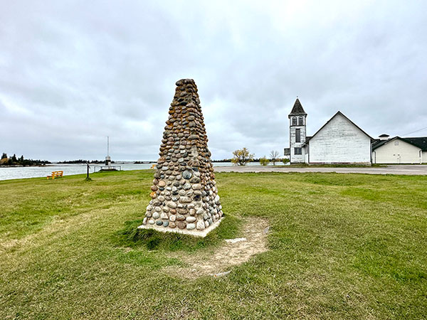 Reverend James Evans Cairn
