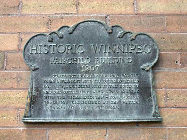 Fairchild Building commemorative plaque