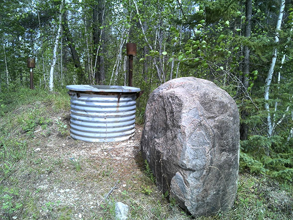 Entrance to Fallout Reporting Post HG1