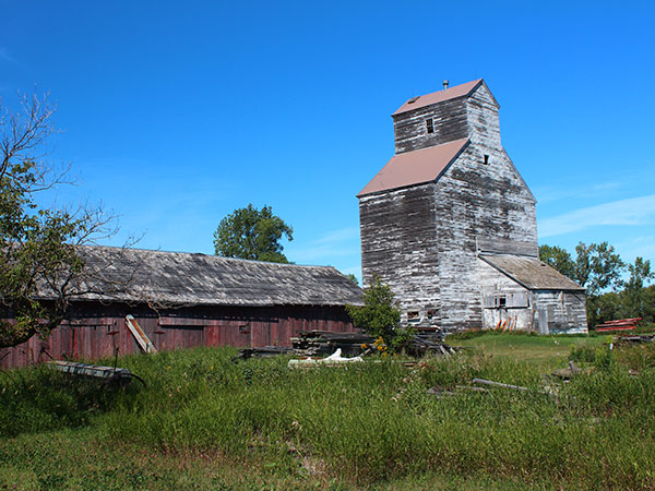 The former Stevens and Company grain elevator