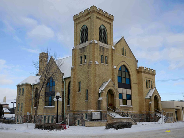 The former First Baptist Church in Brandon