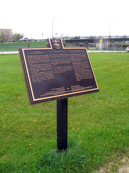First Farmers in the Red River Valley Plaque