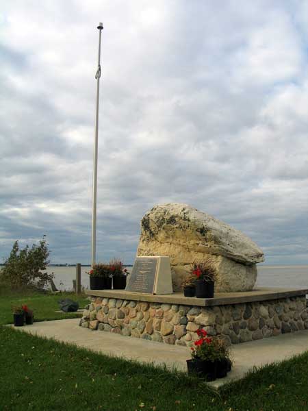First Icelandic birth in Western Canada monument