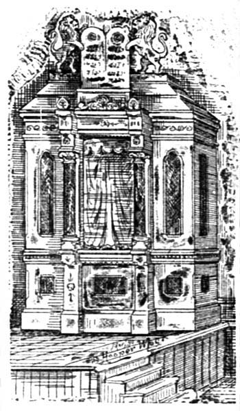 Tabernacle in the First Jewish Synagogue