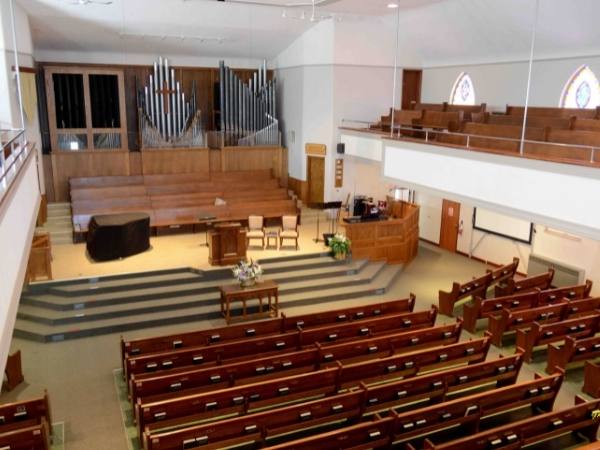 Interior of the First Mennonite Church
