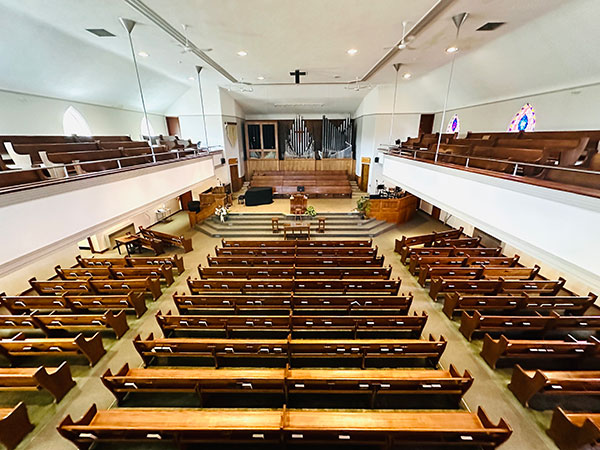 Interior of the First Mennonite Church