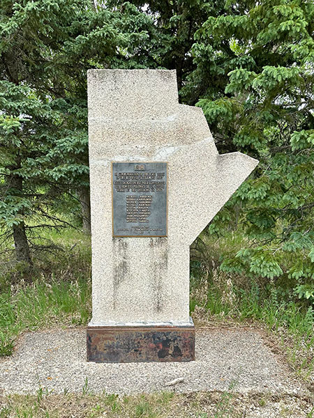 First Poles commemorative monument