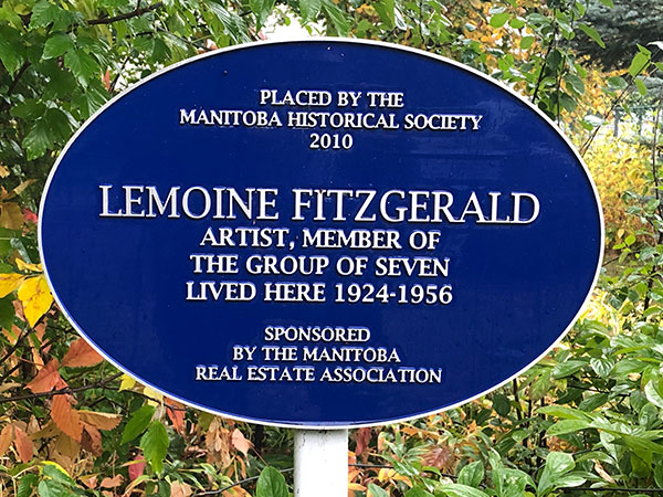 Fitzgerald House commemorative plaque