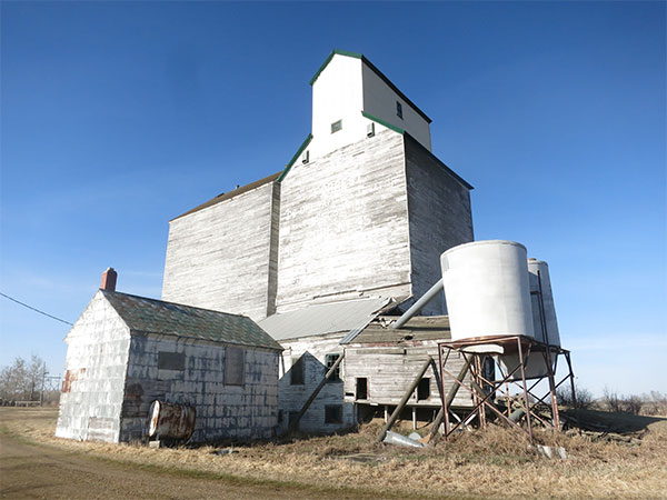The former Manitoba Pool Grain Elevator at Forrest