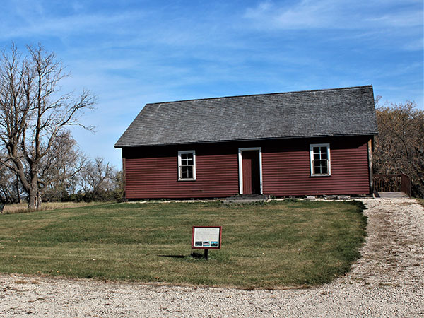 Restored storage building and museum