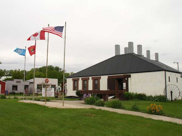 Entrance to Fort la Reine Museum