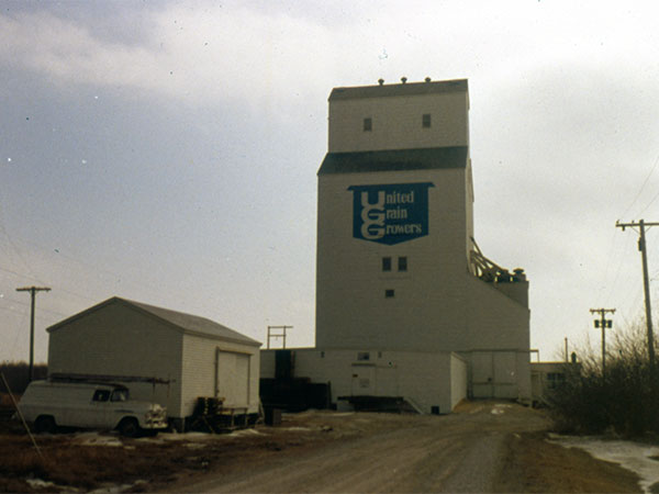 United Grain Growers grain elevator at Fort Whyte