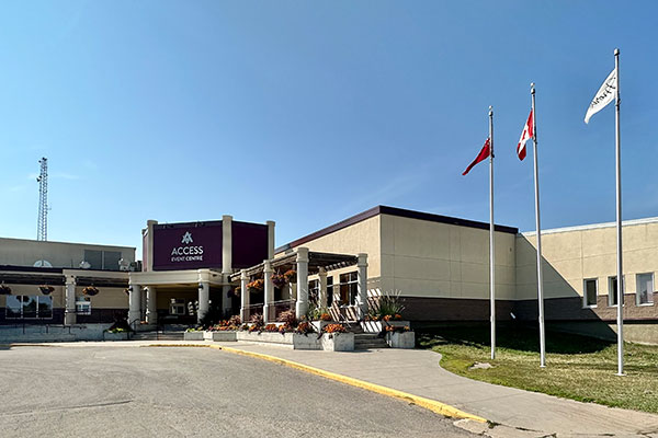 Entrance to the Canadian Fossil Discovery Centre