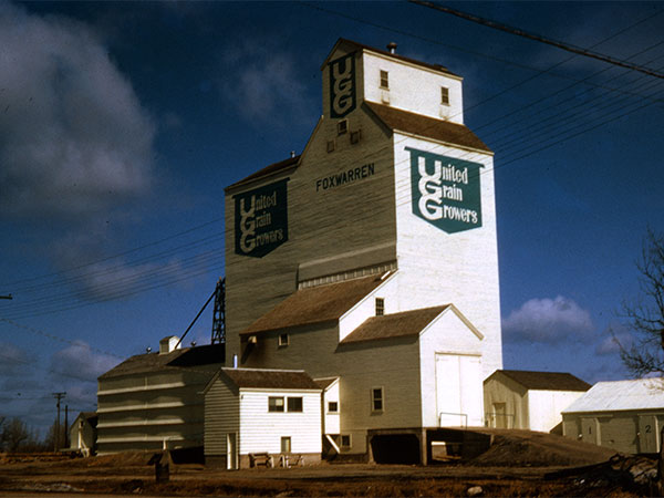 United Grain Growers grain elevator at Foxwarren