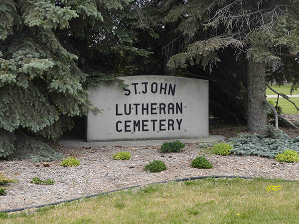 St. John Lutheran Cemetery Sign