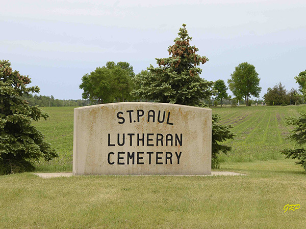 St. Paul Lutheran Cemetery Sign
