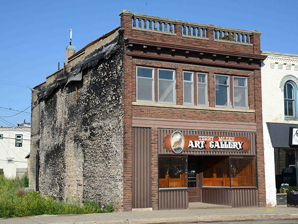 Gabel Building after the fire