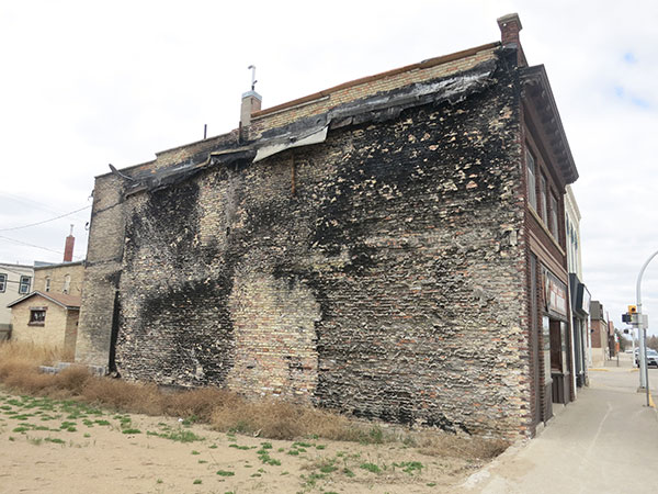 Gabel Building after the fire