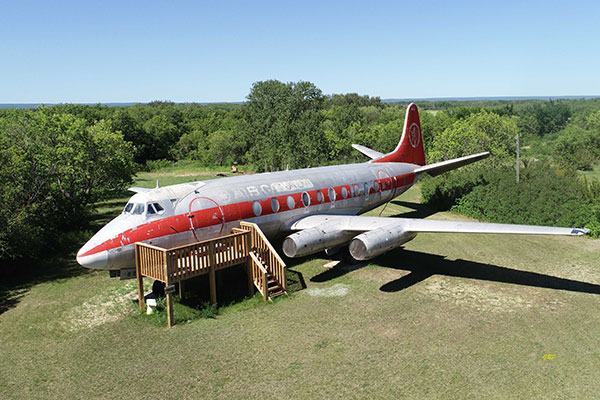TCA Vickers Viscount Airplane